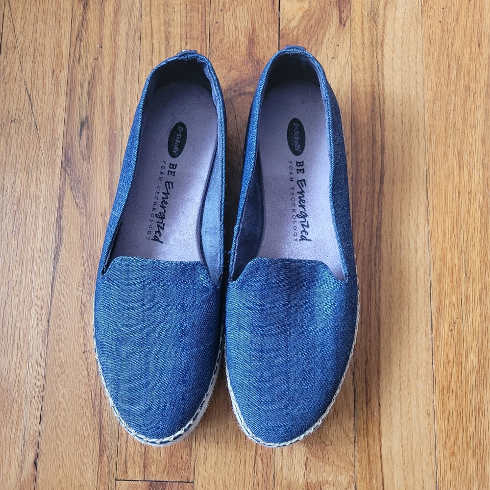 Dr. Scholl's Find Me Denim Espadrille Flats